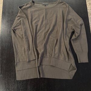 🐢Adrianna Papell Dark Green Knit Top🐢